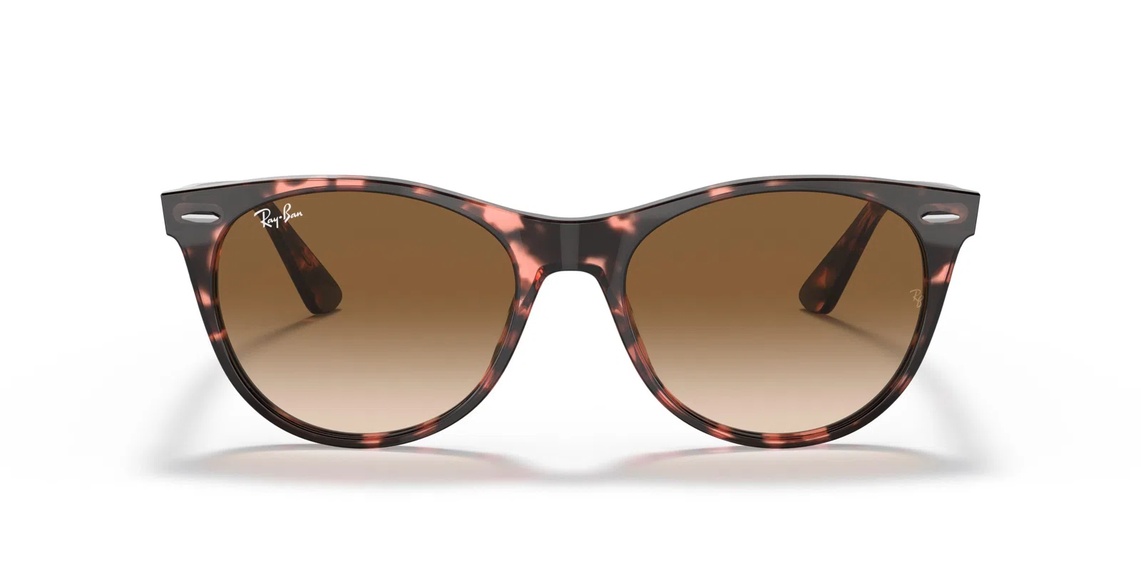 Ray-Ban Wayfarer Ii 2185 Sunglasses - Havana On Trasparent Light Bro - view 89